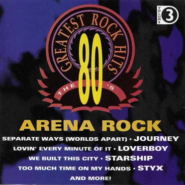 The 80's Greatest Rock Hits, Volume 3: Arena Rock by Various Artists - album cover