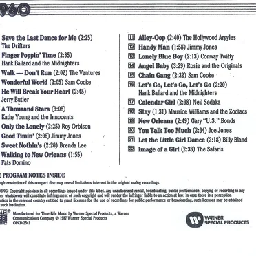 The Rock ’n’ Roll Era: 1960 by Various Artists - album cover