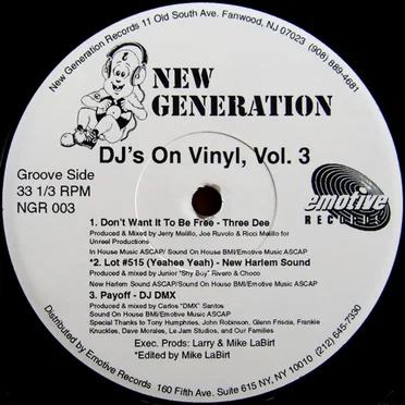 DJ’s On Vinyl, Vol.3 by Various Artists - album cover