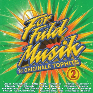 For fuld musik 2 – 18 originale tophits by Various Artists - album cover