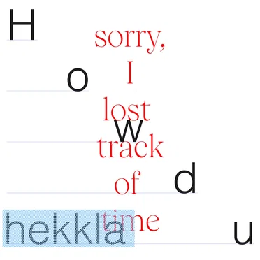 Sorry, I Lost Track of Time by Hekkla - album cover
