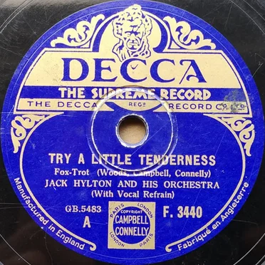 Try a Little Tenderness / Play, Fiddle, Play -- Waltz