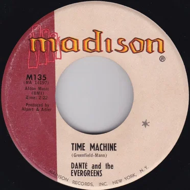 Time Machine / Dream Land by Danté and the Evergreens - album cover
