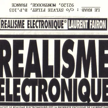 Realisme Electronique by Laurent Fairon - album cover