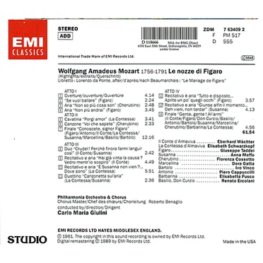 Le nozze di Figaro: Highlights