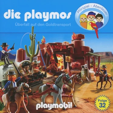Die Playmos, Folge 32: Überfall auf den Goldtransport by Die Playmos - album cover