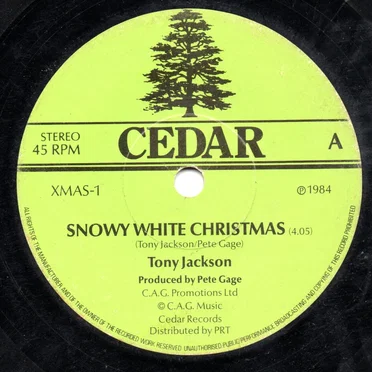 Snowy White Christmas by Tony Jackson - album cover