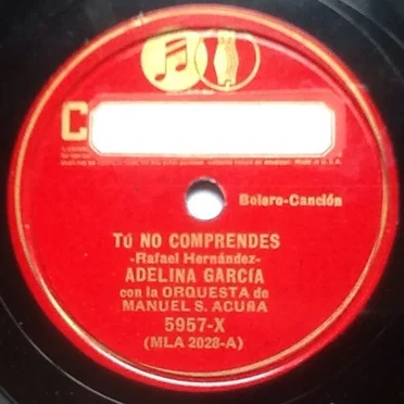Tú no comprendes / Pregunta by Adelina García - album cover