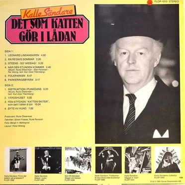 Det som katten gör i lådan by Kalle Sändare - album cover