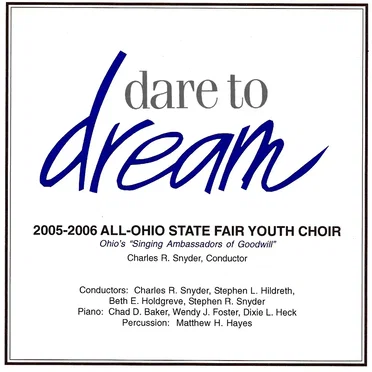 Dare To Dream by All-Ohio State Fair Youth Choir - album cover
