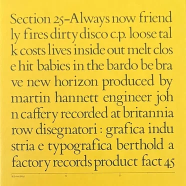 Always Now by Section 25 - album cover