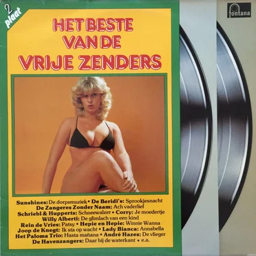 Het beste van de vrije zenders by Various Artists - album cover