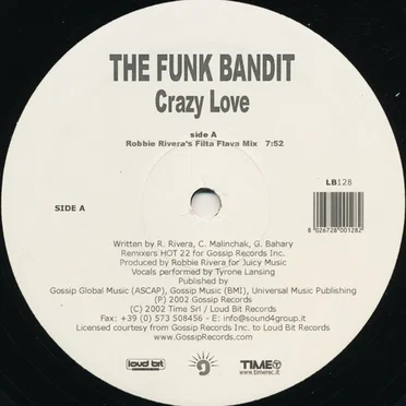 Crazy Love by The Funk Bandit - album cover