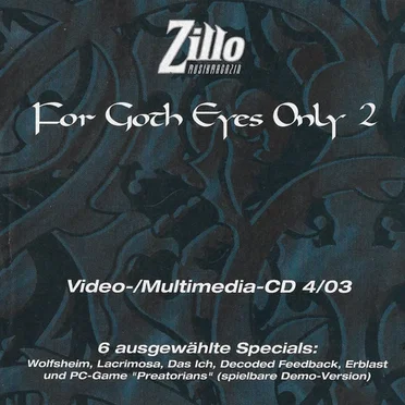 For Goth Eyes Only 2 by Various Artists - album cover