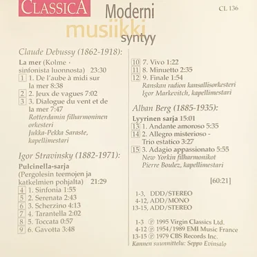 Moderni musiikki syntyy