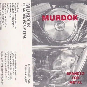 Branded for Metal by Murdok - album cover