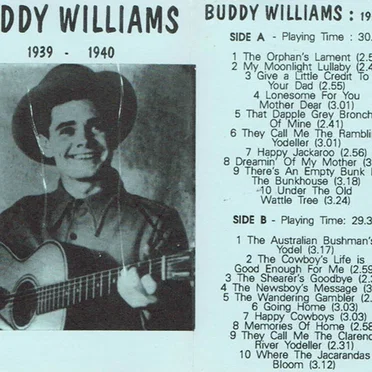 1939-1941 by Buddy Williams - album cover