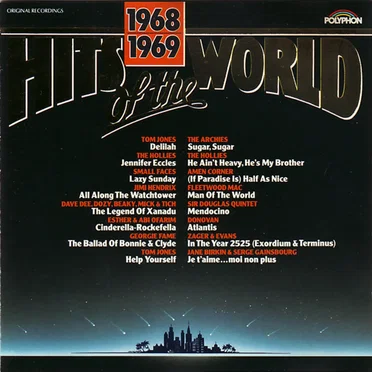 Hits of the World 1968/1969 by Various Artists - album cover
