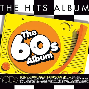 The Hits Album: The 60s Album by Various Artists - album cover