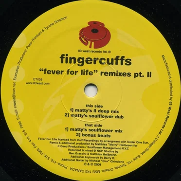 Fever for Life: Remixes, Part II by Fingercuffs - album cover
