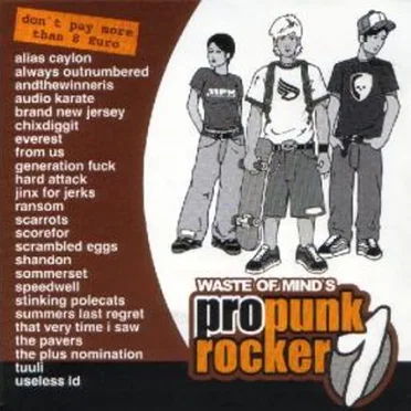 Waste of Mind's proPunkrocker 1 by Various Artists - album cover