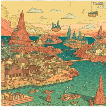 Tourism by Champagne Colored Cars - album cover