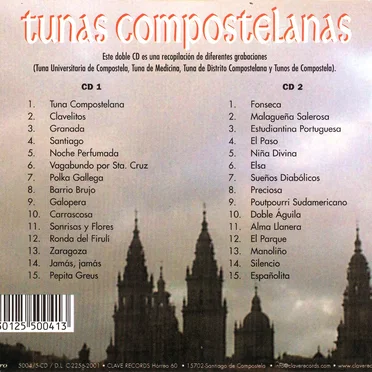 Tunas Compostelanas: 30 Grandes Canciones by Various Artists - album cover