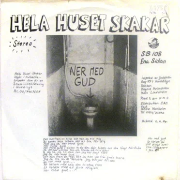 Ner med gud/Spring undan borgare by Hela Huset Skakar - album cover