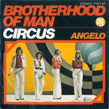Angelo / All Night by Brotherhood of Man - album cover