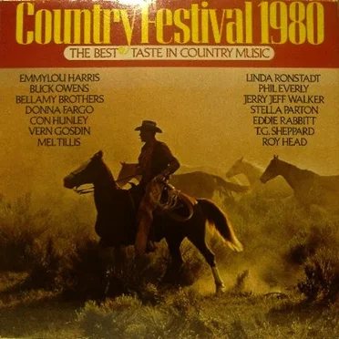 Country Festival 1980: The Best Taste In Country Music by Various Artists - album cover