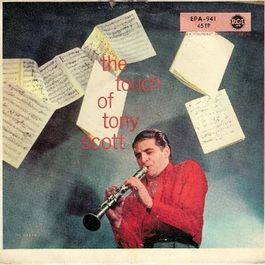The Touch of Tony Scott by Tony Scott and His Orchestra - album cover