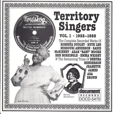 Territory Singers Volume 1 (1922-1928) by Various Artists - album cover