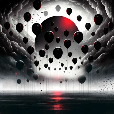 99 schwarze Luftballons
