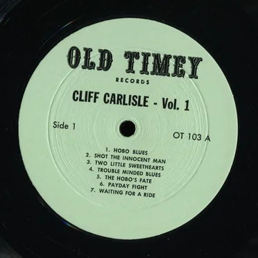 Cliff Carlisle - Volume 1