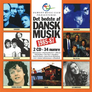 Det bedste af dansk musik 1985-87 by Various Artists - album cover