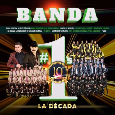Banda #1's: La Década by Various Artists - album cover