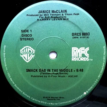 Smack Dab in the Middle by Janice McClain - album cover