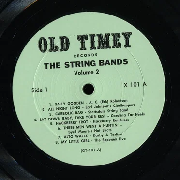 Old Time Southern Dance Music : The String Bands Vol 2 by Various Artists - album cover