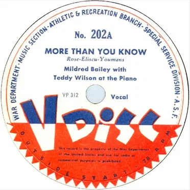 More Than You Know / Seven Come Eleven