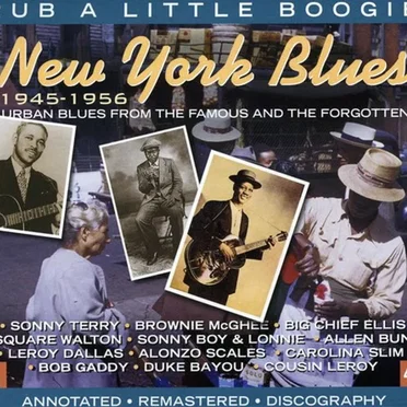 New York Blues 1945-1956 (Rub A Little Boogie) by Various Artists - album cover