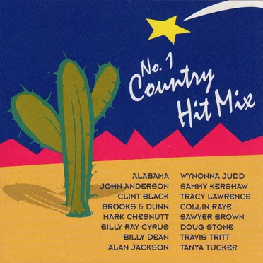 Number 1 Country Hit Mix by Various Artists - album cover