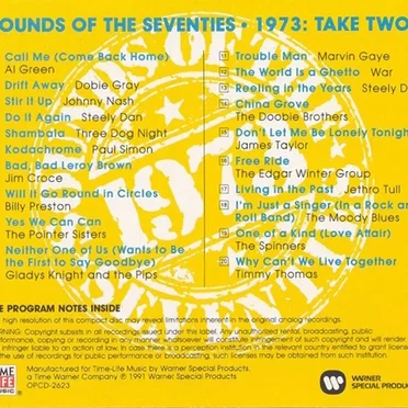Sounds of the Seventies: 1973, Take Two by Various Artists - album cover