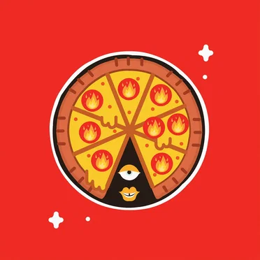 Pizza Conspiracy (Reheated) by Hologram Teen - album cover
