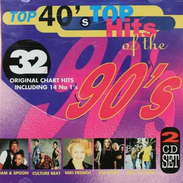 Top 40’s Top Hits of the 90’s by Various Artists - album cover