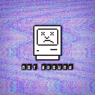 Not Around by Two Trains Left - album cover