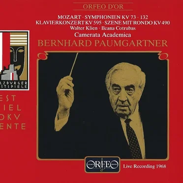 Symphonien KV 73 / 132 / Klavierkonzert KV 595 / Szene mit rondo KV 490