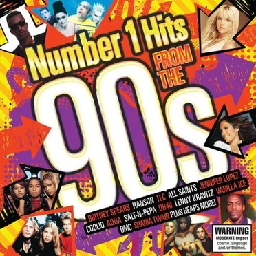 Number 1 Hits From the 90s by Various Artists - album cover