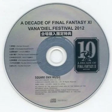 A Decade of Final Fantasy XI: Vana’diel Festival 2012