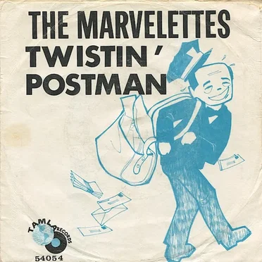 Twistin' Postman by The Marvelettes - album cover