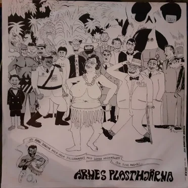 ... Idi Amin dansar hula-hula tillsammans med Sonya Hedenbratt och Sune Mangs … / Rock Around the Cock